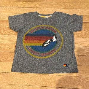 Kids Aviator Nation Haight Ashbury Tee, Heather Grey